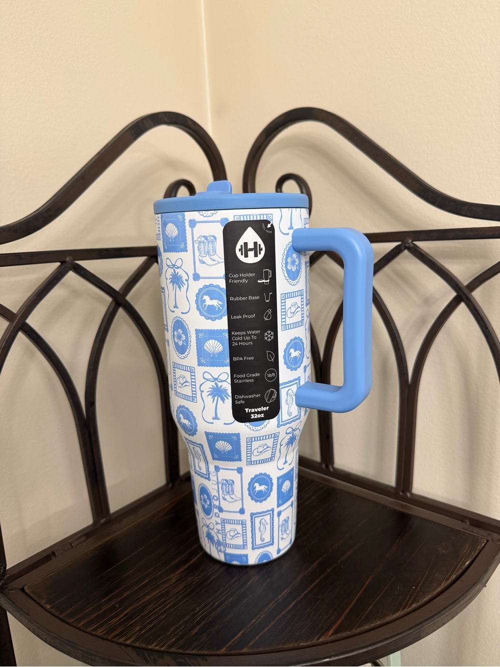 NWT HydroJug 32oz Coastal Cowgirl Travel